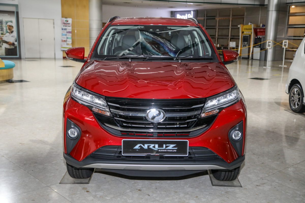 新车图集 Perodua Aruz 2021小升级版本, 新增车侧踏板 Perodua_Aruz_Red_Malaysia5 Paul