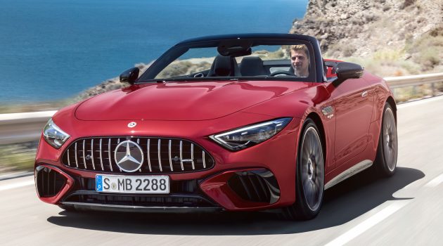 全新 Mercedes-AMG SL 系列全球首发, 全系标配V8引擎