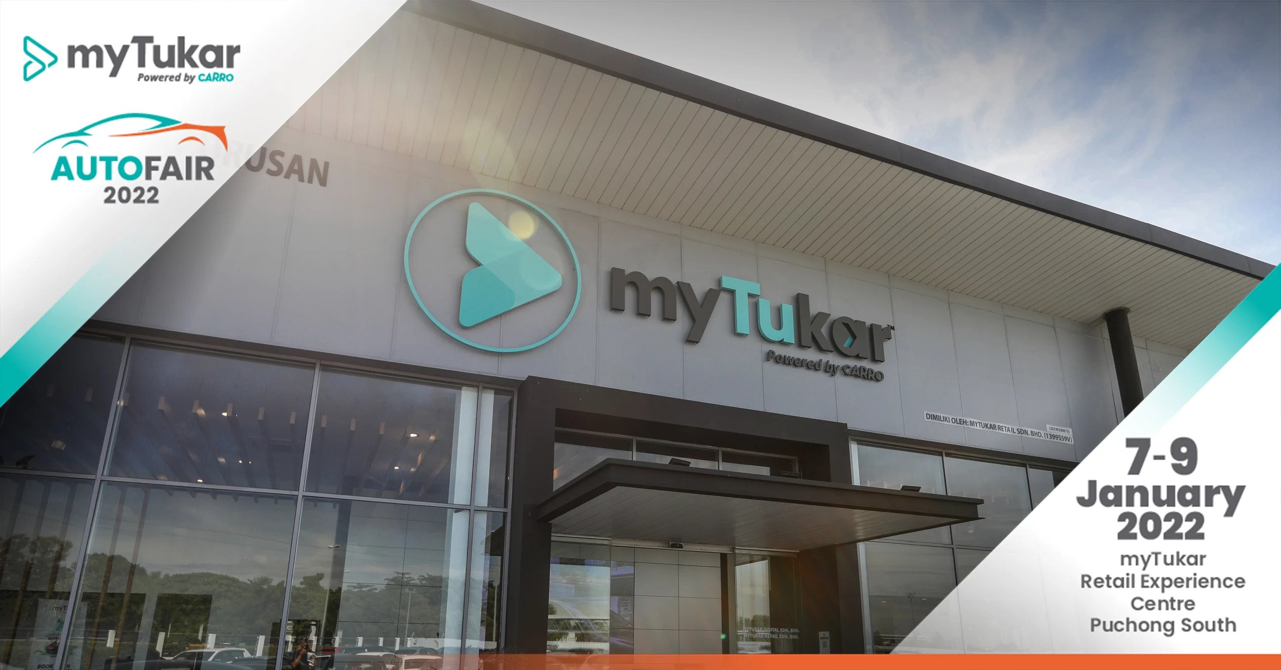 myTukar AutoFair 2022 于本周末1月7日至9日盛大开展！购买心仪二手车享有五天免理由退款保证，还有机会赢奖！