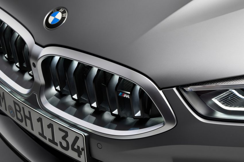 2022 BMW 8 系列小改款面世, 改搭会发亮的水箱护罩 172111