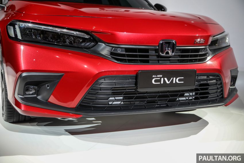 2022 Honda Civic 大改款正式在本地发布！分三个等级，全系搭载1.5T涡轮引擎、Honda Sensing，售RM125k起 170806