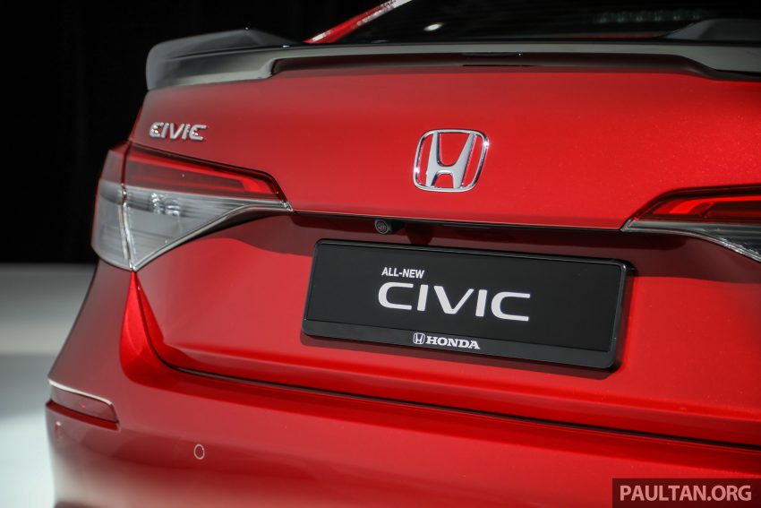2022 Honda Civic 大改款正式在本地发布！分三个等级，全系搭载1.5T涡轮引擎、Honda Sensing，售RM125k起 170817