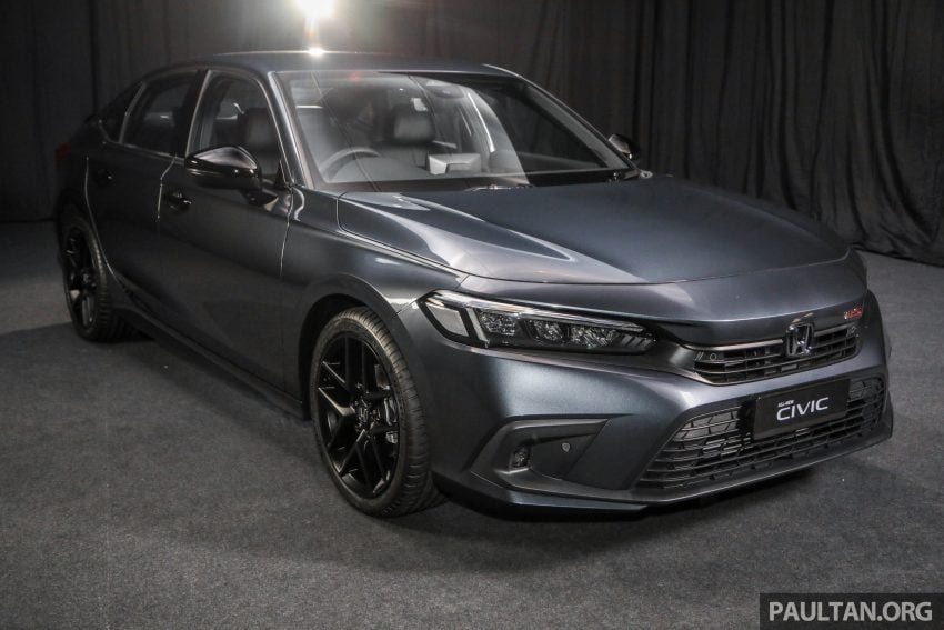 2022 Honda Civic 大改款正式在本地发布！分三个等级，全系搭载1.5T涡轮引擎、Honda Sensing，售RM125k起 170823