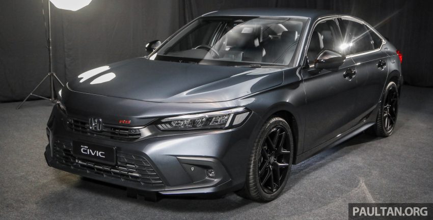 2022 Honda Civic 大改款正式在本地发布！分三个等级，全系搭载1.5T涡轮引擎、Honda Sensing，售RM125k起 170824