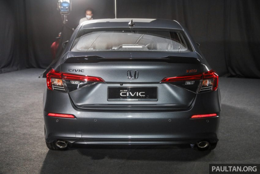 2022 Honda Civic 大改款正式在本地发布！分三个等级，全系搭载1.5T涡轮引擎、Honda Sensing，售RM125k起 170828