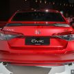 2022 Honda Civic 大改款正式在本地发布！分三个等级，全系搭载1.5T涡轮引擎、Honda Sensing，售RM125k起