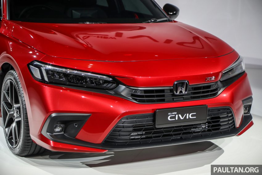 2022 Honda Civic 大改款正式在本地发布！分三个等级，全系搭载1.5T涡轮引擎、Honda Sensing，售RM125k起 170801
