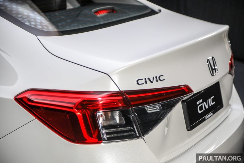 2022 Honda Civic 大改款正式在本地发布！分三个等级，全系搭载1.5T涡轮引擎、Honda Sensing，售RM125k起 170901