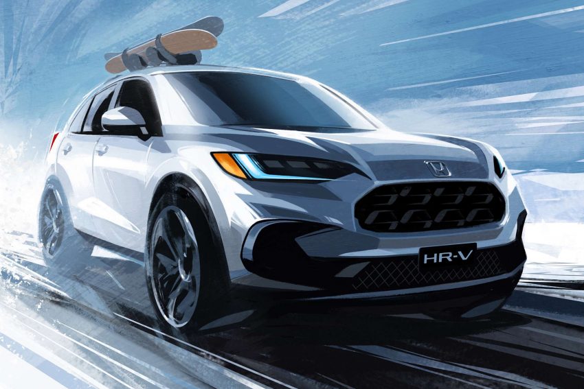 美规版 Honda HR-V 官方彩绘图亮相, 新车今年内将面世 171058