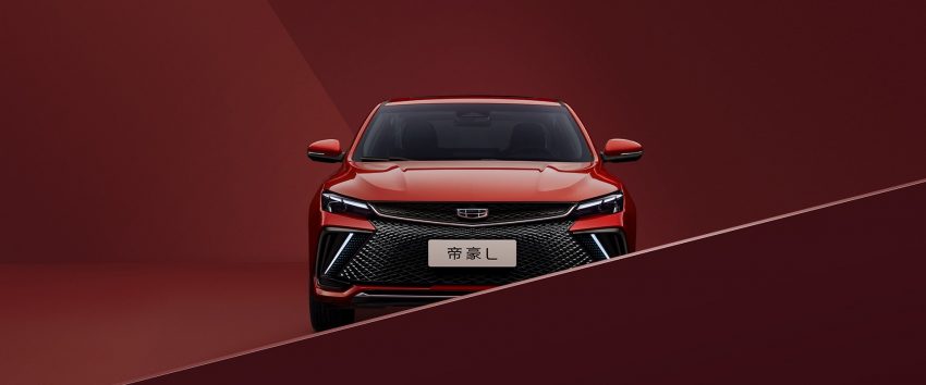 吉利帝豪L中国首发, 全新能量风暴设计语汇, BMA模组底盘 170048