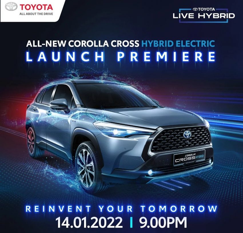 2022 Toyota Corolla Cross Hybrid 确定于1月14日发布 169993