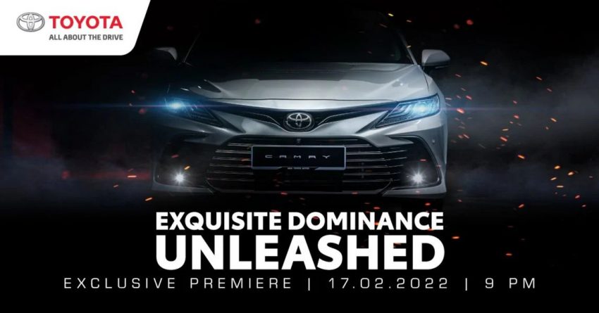 2022 Toyota Camry 八代小改款今晚9点正式在本地发布 173544