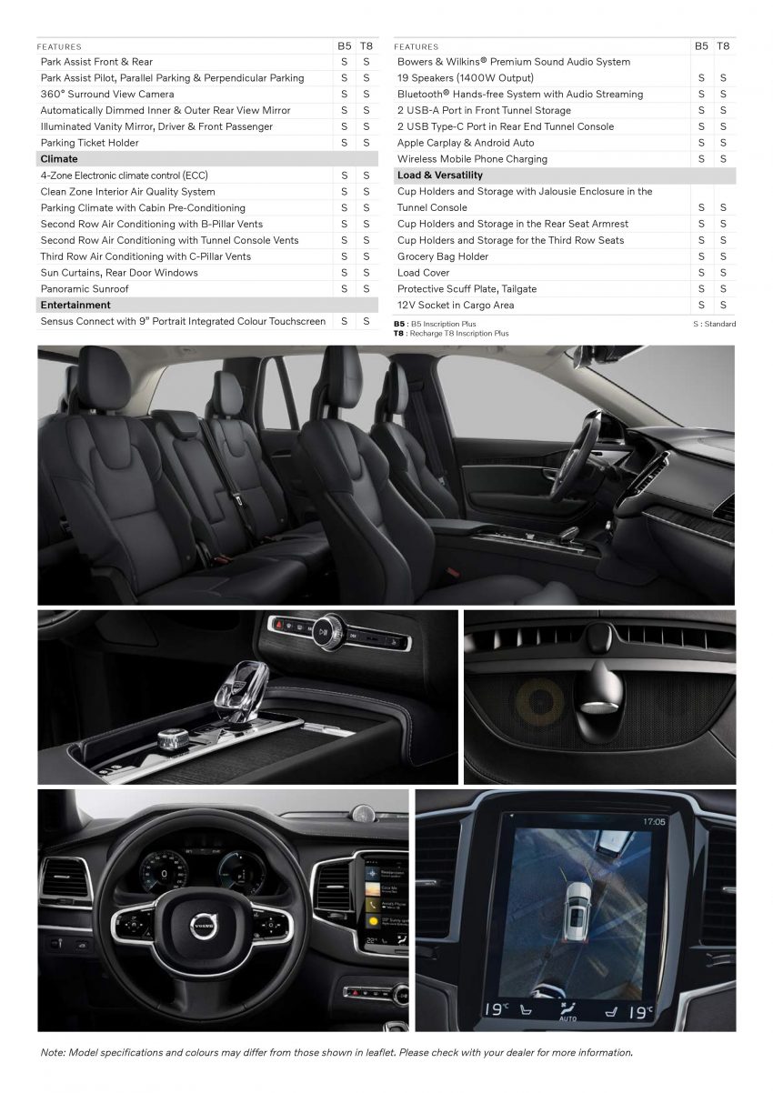 入门版 Volvo XC90 B5 AWD Inscription Plus 本地开售, 搭载2.0涡轮引擎+轻油电系统, 配备比照顶规版, 售价38.7万 173625