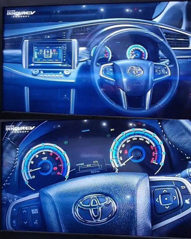 Toyota Innova EV 概念车亮相印尼车展, 纯电版本的MPV