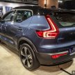 纯电版 Volvo XC40 Recharge Pure Electric 本地发布, 首款本地组装的EV, 价格4月4日网上公布, 4月尾开始交车