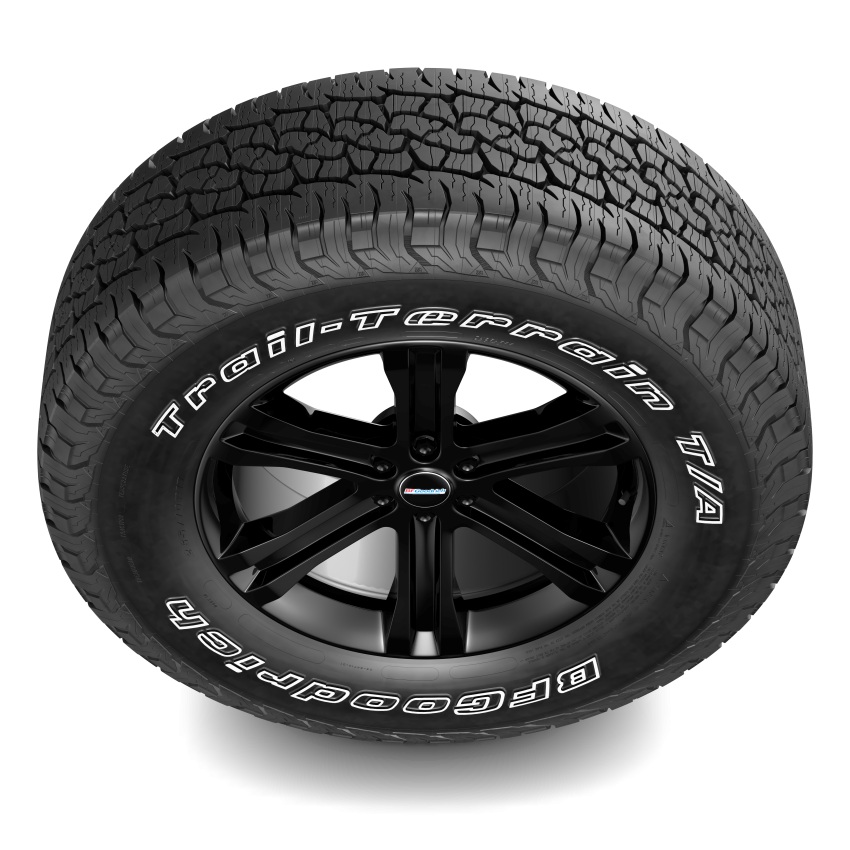 BFGoodrich Trail-Terrain T/A 轮胎上市, 适配多数SUV/皮卡, 强调舒适+静音+耐用, 柏油道路与越野崎岖路面两相宜 175970