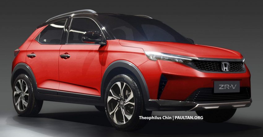 Honda ZR-V 非官方渲染图曝光, 小型入门SUV今年可面世? 175718