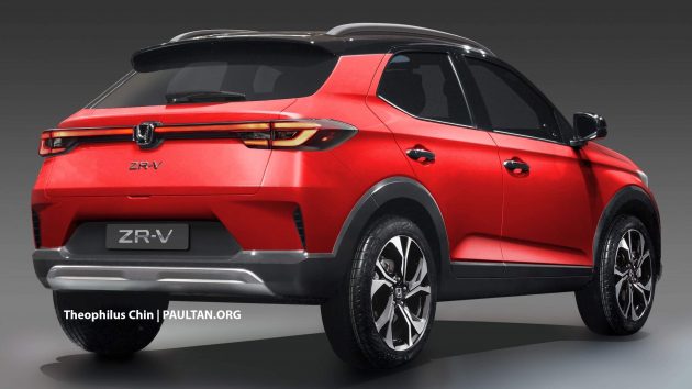 Honda ZR-V 非官方渲染图曝光, 小型入门SUV今年可面世?