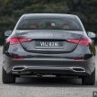 完整对比图集: W206 Mercedes-Benz C 200 Avantgarde vs C 300 AMG Line 进口版新车实拍, 售价28.8万与33万