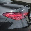 完整对比图集: W206 Mercedes-Benz C 200 Avantgarde vs C 300 AMG Line 进口版新车实拍, 售价28.8万与33万