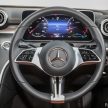完整对比图集: W206 Mercedes-Benz C 200 Avantgarde vs C 300 AMG Line 进口版新车实拍, 售价28.8万与33万