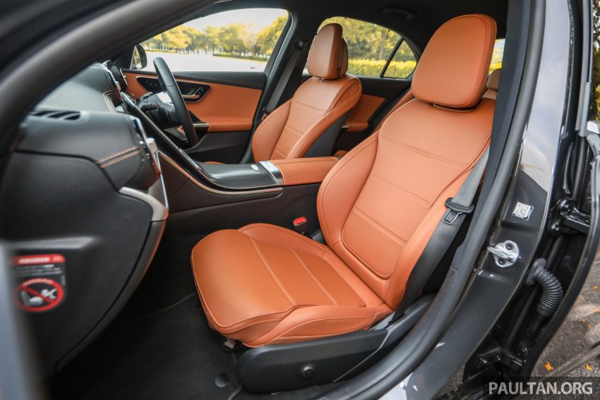 完整对比图集: W206 Mercedes-Benz C 200 Avantgarde vs C 300 AMG Line 进口版新车实拍, 售价28.8万与33万 179053