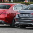 完整对比图集: W206 Mercedes-Benz C 200 Avantgarde vs C 300 AMG Line 进口版新车实拍, 售价28.8万与33万