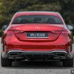 完整对比图集: W206 Mercedes-Benz C 200 Avantgarde vs C 300 AMG Line 进口版新车实拍, 售价28.8万与33万