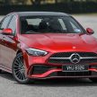 完整对比图集: W206 Mercedes-Benz C 200 Avantgarde vs C 300 AMG Line 进口版新车实拍, 售价28.8万与33万