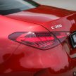 完整对比图集: W206 Mercedes-Benz C 200 Avantgarde vs C 300 AMG Line 进口版新车实拍, 售价28.8万与33万