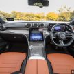 完整对比图集: W206 Mercedes-Benz C 200 Avantgarde vs C 300 AMG Line 进口版新车实拍, 售价28.8万与33万