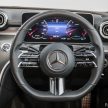 完整对比图集: W206 Mercedes-Benz C 200 Avantgarde vs C 300 AMG Line 进口版新车实拍, 售价28.8万与33万