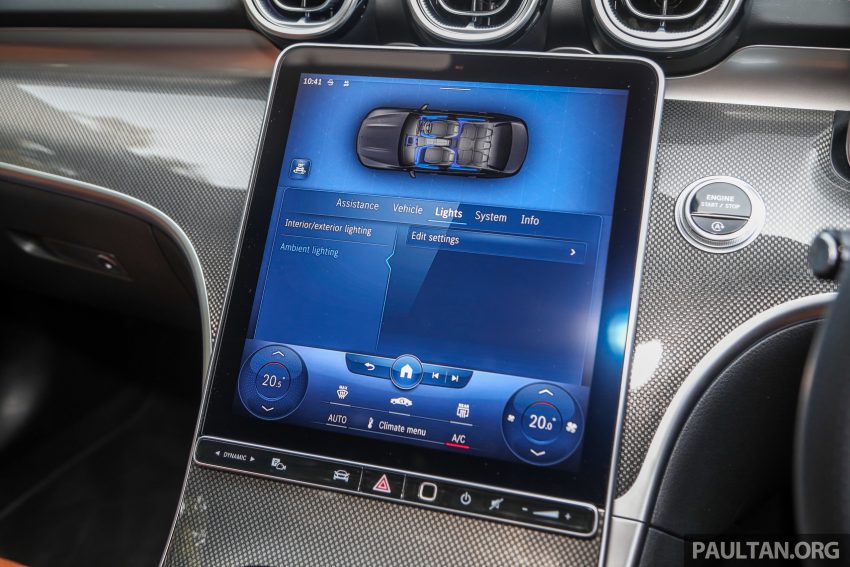 完整对比图集: W206 Mercedes-Benz C 200 Avantgarde vs C 300 AMG Line 进口版新车实拍, 售价28.8万与33万 179137