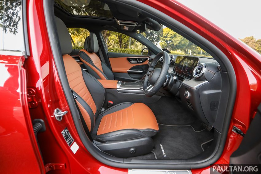 完整对比图集: W206 Mercedes-Benz C 200 Avantgarde vs C 300 AMG Line 进口版新车实拍, 售价28.8万与33万 179173
