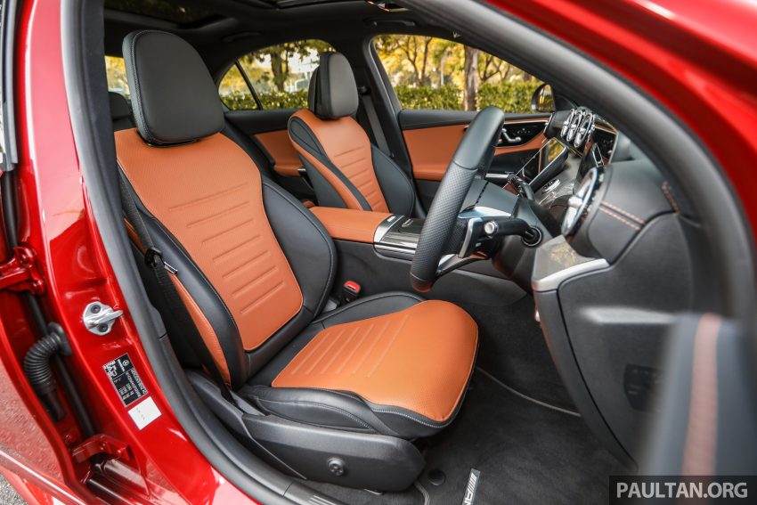 完整对比图集: W206 Mercedes-Benz C 200 Avantgarde vs C 300 AMG Line 进口版新车实拍, 售价28.8万与33万 179174