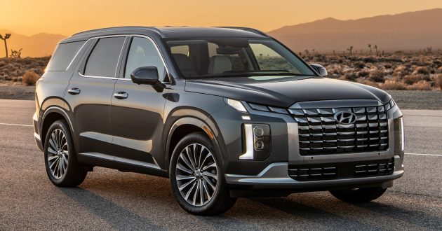 2023 Hyundai Palisade 小改款美国首发, 内装采全新设计