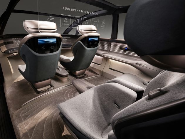 Audi urbanspere 概念豪华MPV, 中国专属对标 Lexus LM