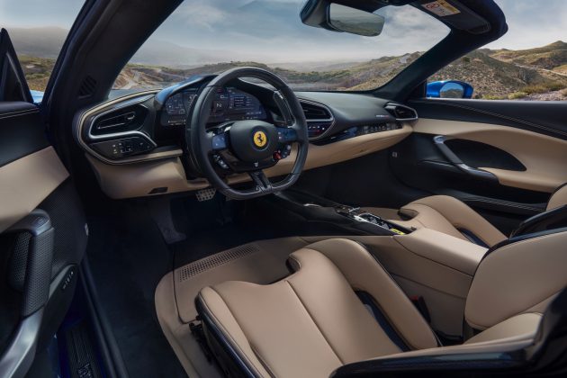 Ferrari 296 GTS 全球首发, 硬顶敞篷的双座中置油电超跑