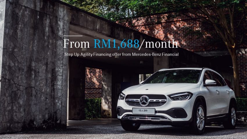 商业资讯: 以 Step Up Agility Financing 配套把心仪的 Mercedes-Benz GLA 或 GLC 开回家, 每月仅从RM1,688起 178651