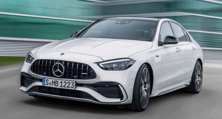 W206 Mercedes-AMG C 43 4Matic首发,改搭更强2.0T引擎 180358