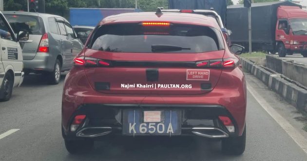 全新 Peugeot 308 再次现身本地路测, 网民误认为新 Myvi