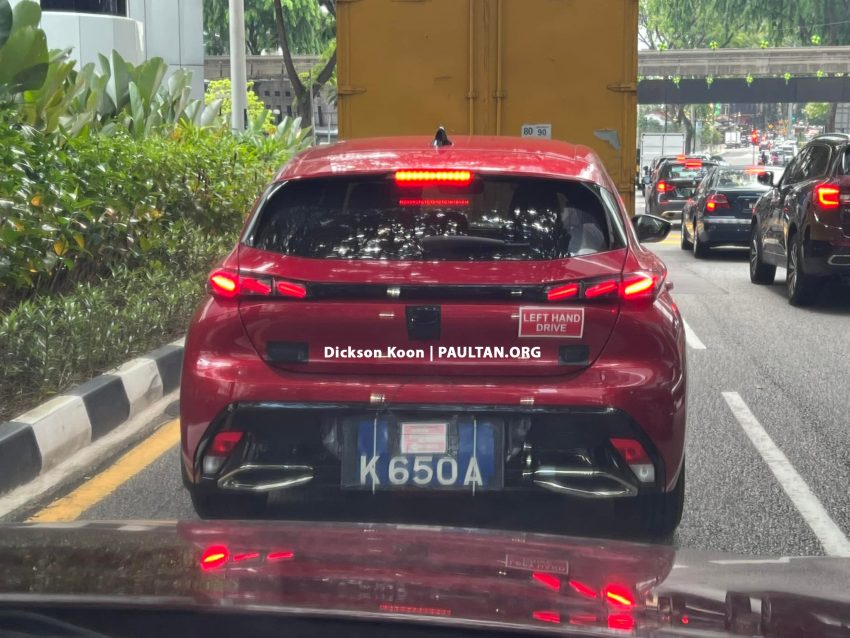 全新 Peugeot 308 再次现身本地路测, 网民误认为新 Myvi 181956
