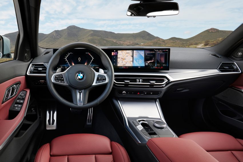 2023 BMW 3系列小改款官图发布！搭载 iDrive 8 车载系统 181086
