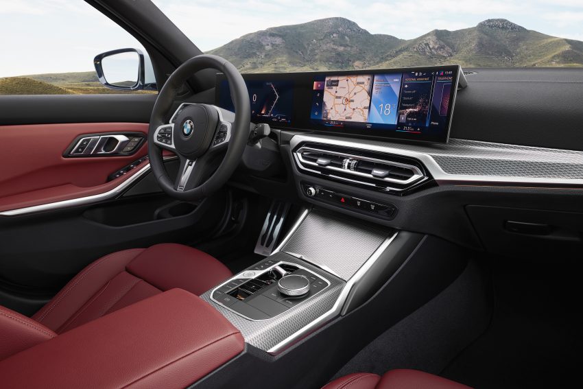 2023 BMW 3系列小改款官图发布！搭载 iDrive 8 车载系统 181087