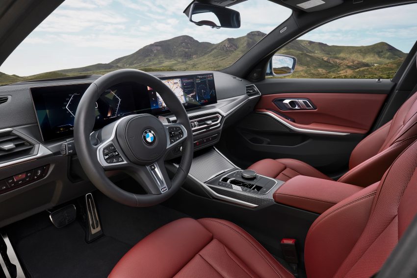 2023 BMW 3系列小改款官图发布！搭载 iDrive 8 车载系统 181089