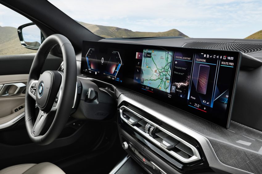 2023 BMW 3系列小改款官图发布！搭载 iDrive 8 车载系统 181128