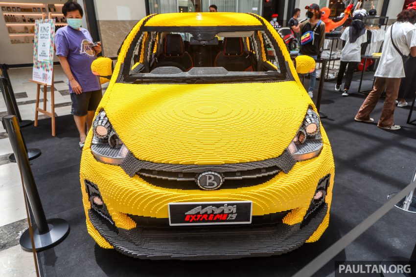 耗费两个月精心打造！1:1 比例乐高积木版 ‘Perodua MyBi’ 182277