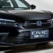 新油电版 Honda Civic e:HEV 登陆泰国, 比汽油版贵1.5万