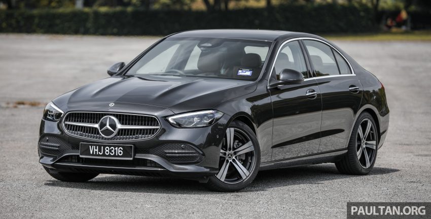 试驾集评: W206 Mercedes-Benz C 200 Avantgarde vs C 300 AMG Line, 配备, 动力和操控全面对比与导购心得 183237