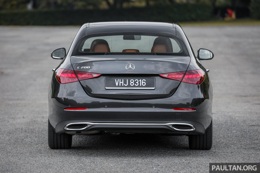 试驾集评: W206 Mercedes-Benz C 200 Avantgarde vs C 300 AMG Line, 配备, 动力和操控全面对比与导购心得 183247